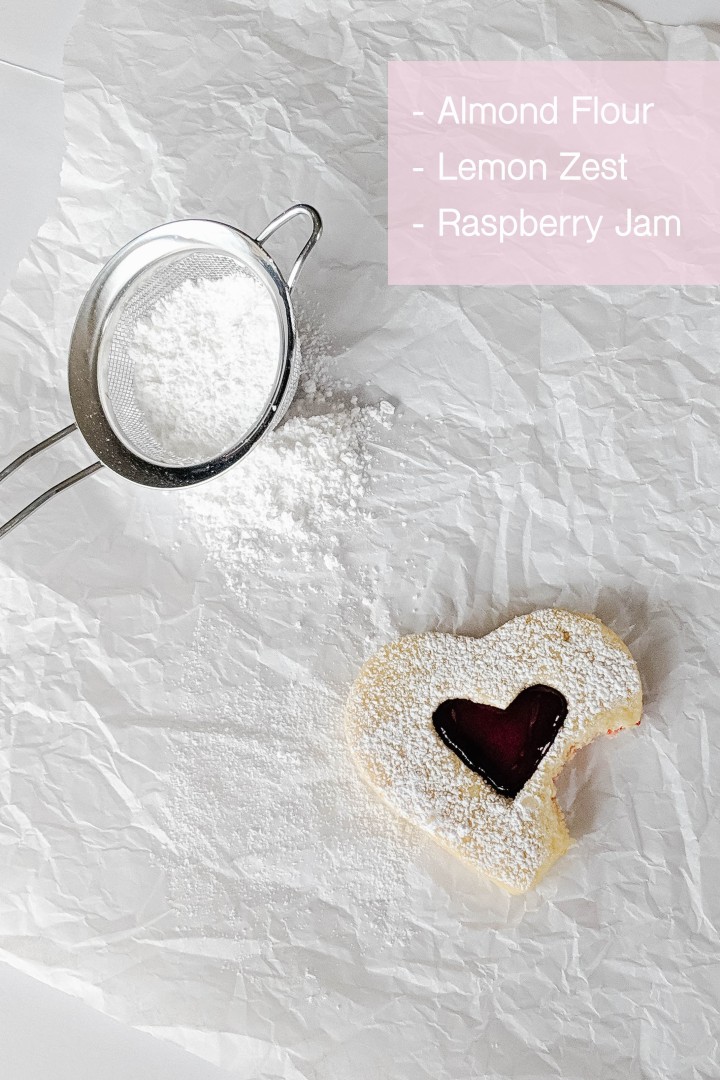 Lemon Raspberry Linzer Cookies - Valentine's Day Treats, yummy!